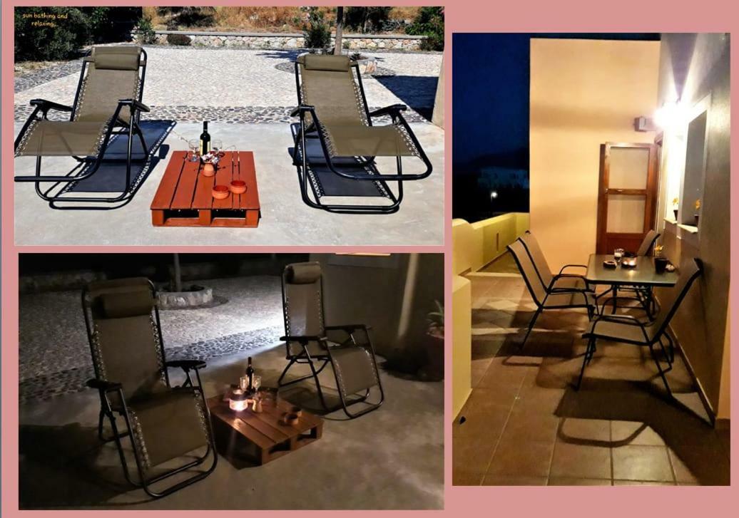 Sunshine House For 9, Cozy Set Up,Verandas, Sea View. Karterados  Exterior photo